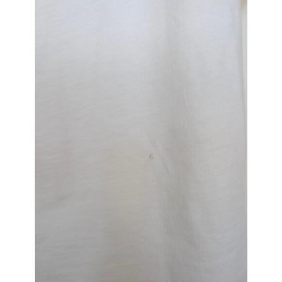 Simone Rocha Ruffle Asymmetrical White T-Shirt - Picture 7 of 8